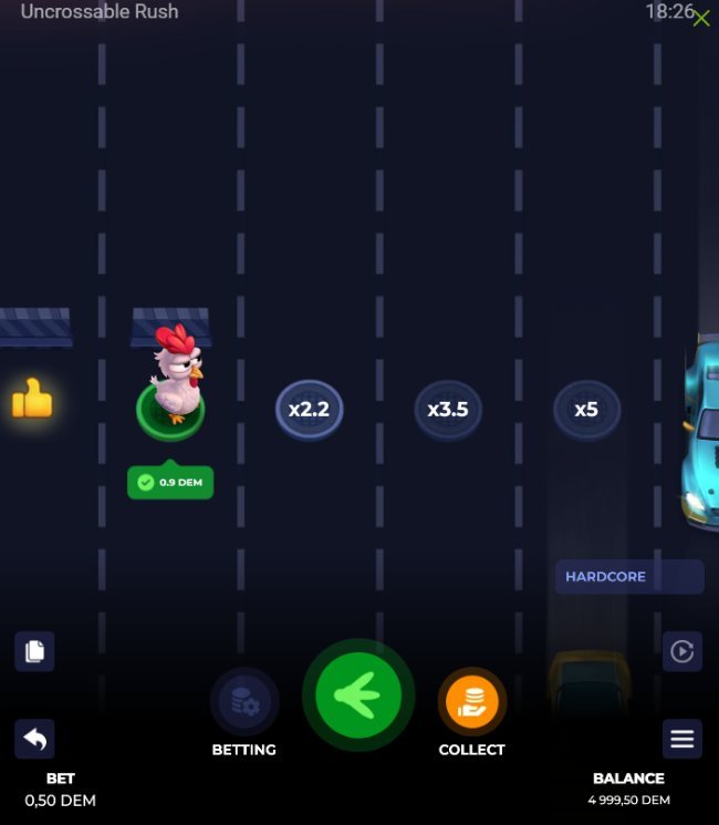 Experiencia Electrizante con Uncrossable Rush en los Casinos de Chile - overview